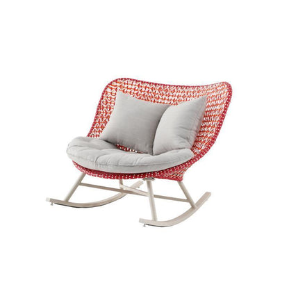 Temescal Rattan Garden Rocking Chair, Indoor/ Outdoor Furniture | Weilai Concept