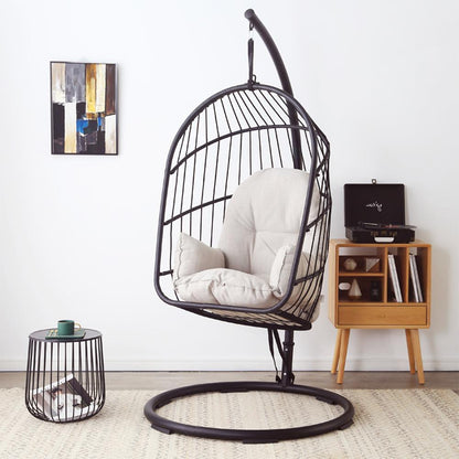 The CAGE Rattan Hanging Chair, Indoor/ Outdoor Furniture | Weilai Concept