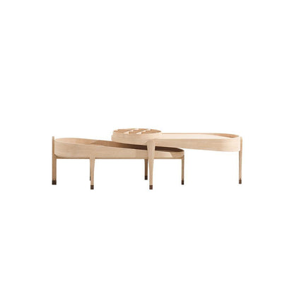 Timblin Nesting Coffee Table Set, Ash | Weilai Concept