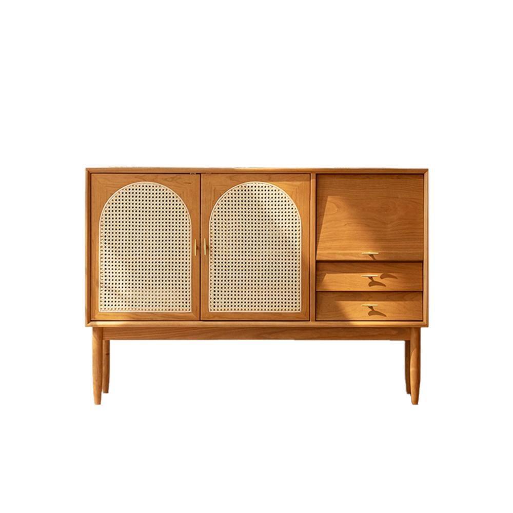 Tulma Sideboard, Natural Rattan & Oak | Weilai Concept