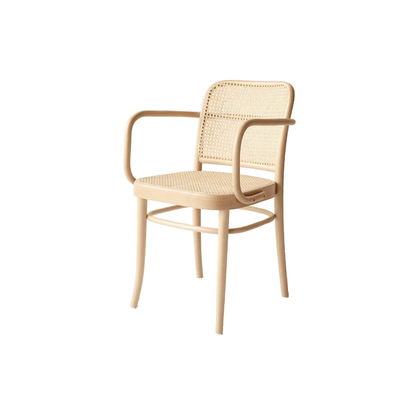 Vanesa Rattan Dining Chair, Oak | Weilai Concept