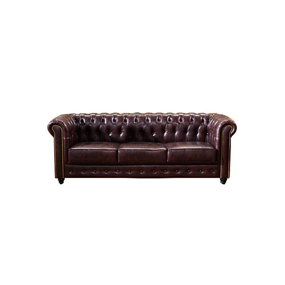 Vintage Chesterfield Three Seater Sofa | Weilai Concept