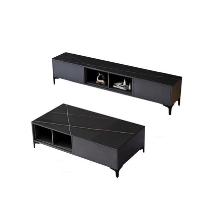 Wonardo TV Stand Set, Coffee Table, Sintered Stone | Weilai Concept