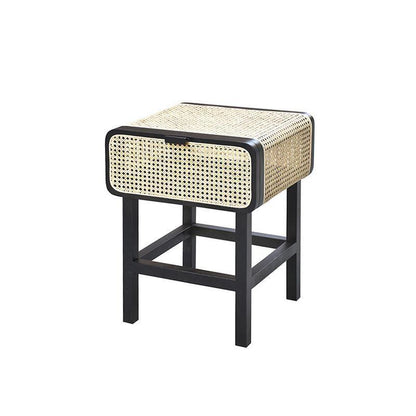 Wren Rattan Side Table, Bedside Table | Weilai Concept