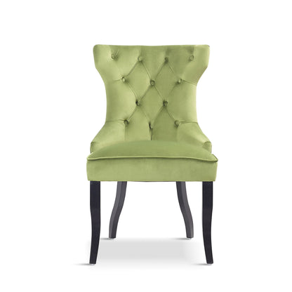 Elizabeth Green Velvet Dining Chair