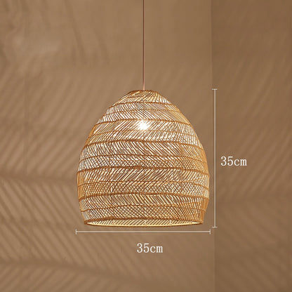 Natural Rattan Pendant Light