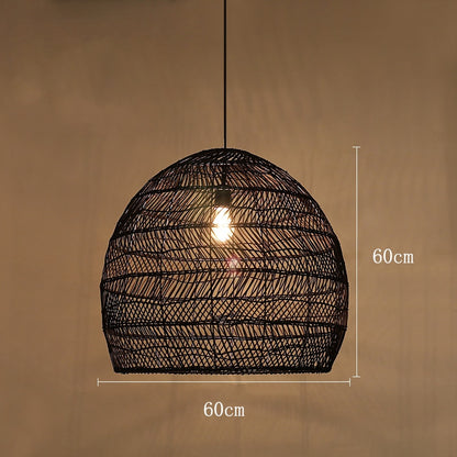 Natural Rattan Pendant Light