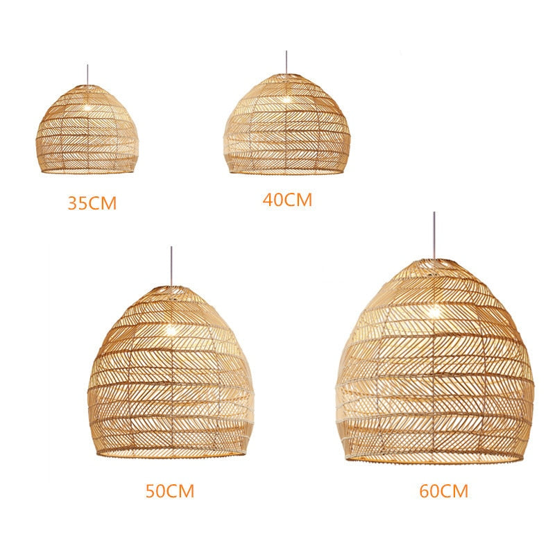 Natural Rattan Pendant Light