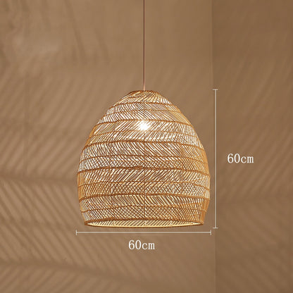 Natural Rattan Pendant Light