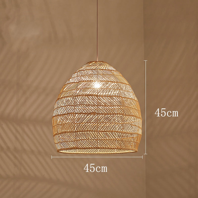 Natural Rattan Pendant Light