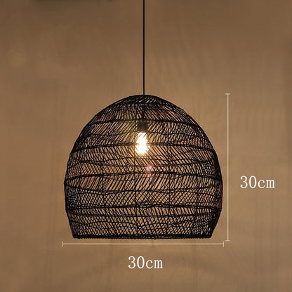 Natural Rattan Pendant Light